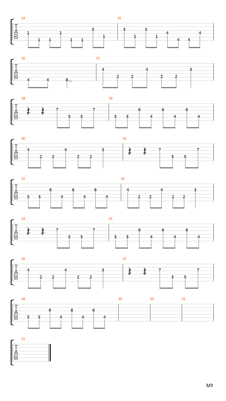 Strings Of Hypocrisy吉他谱