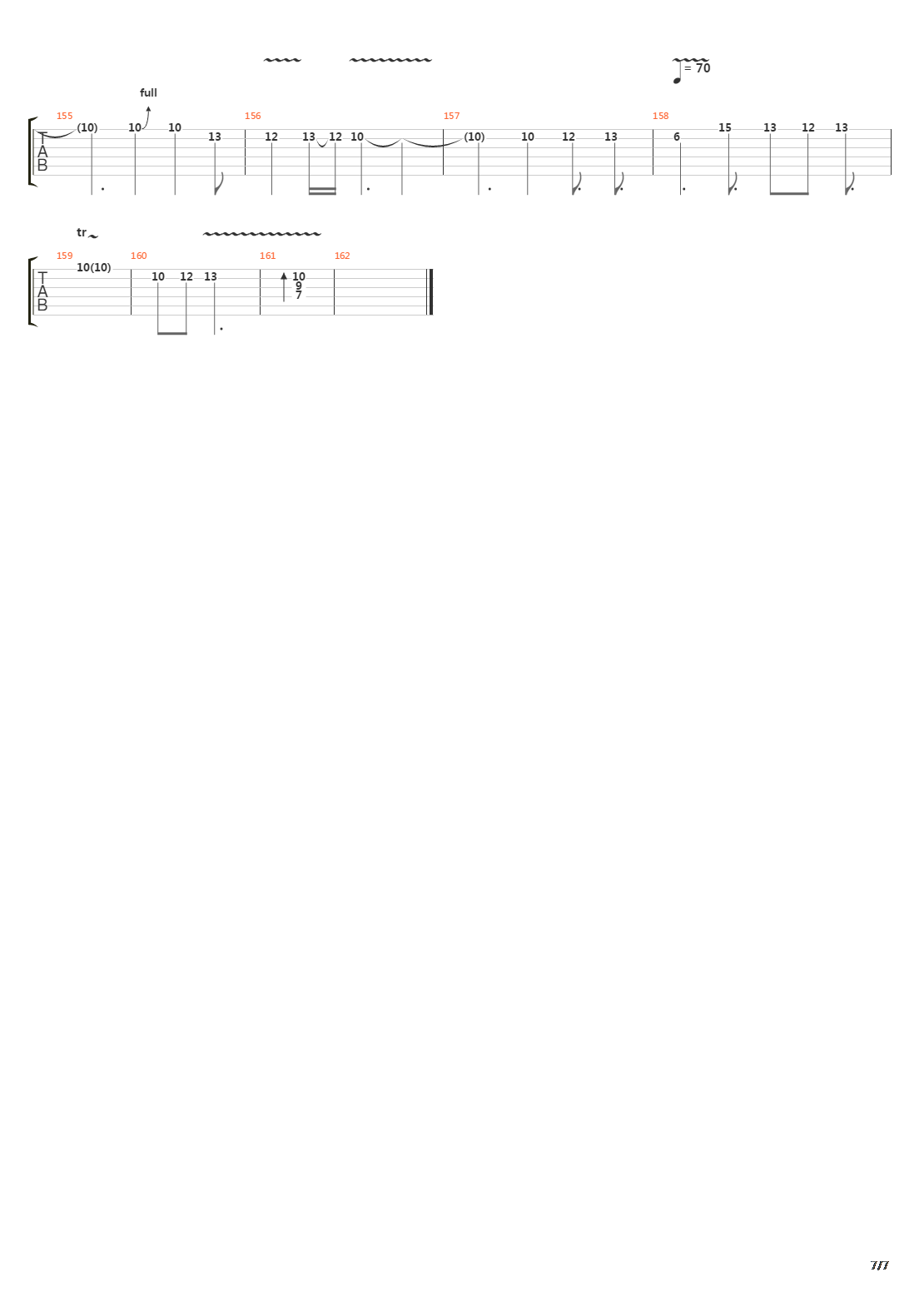 Dantes Danza吉他谱