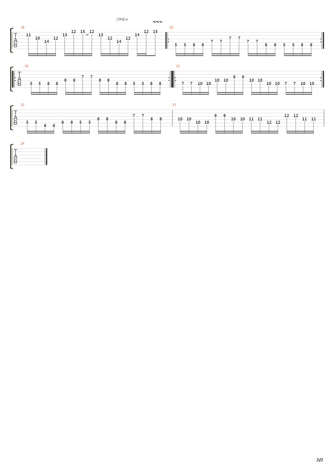 Double Picking Etude吉他谱