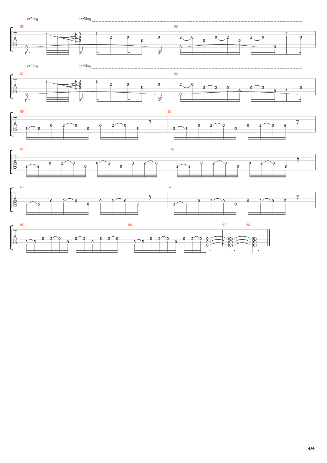 Mist吉他谱