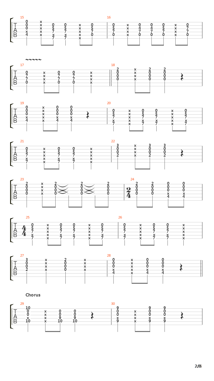 A Case Of You吉他谱