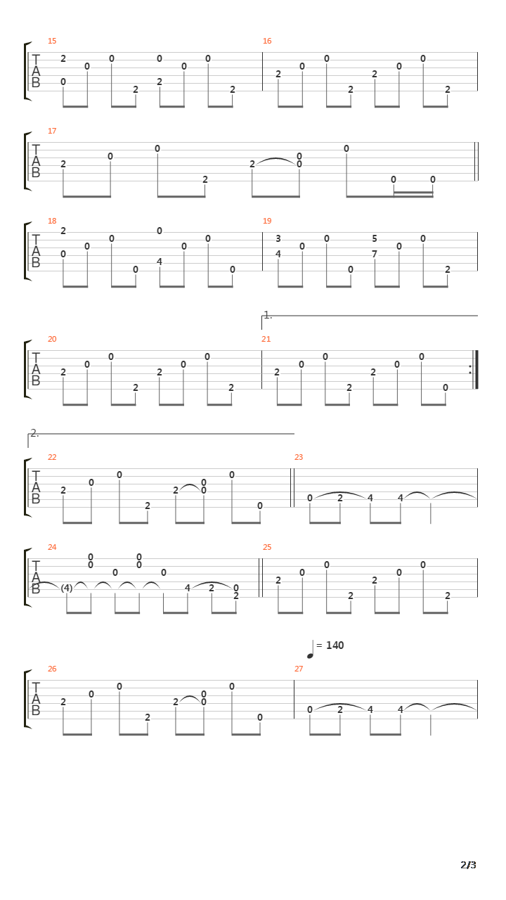 Abram吉他谱