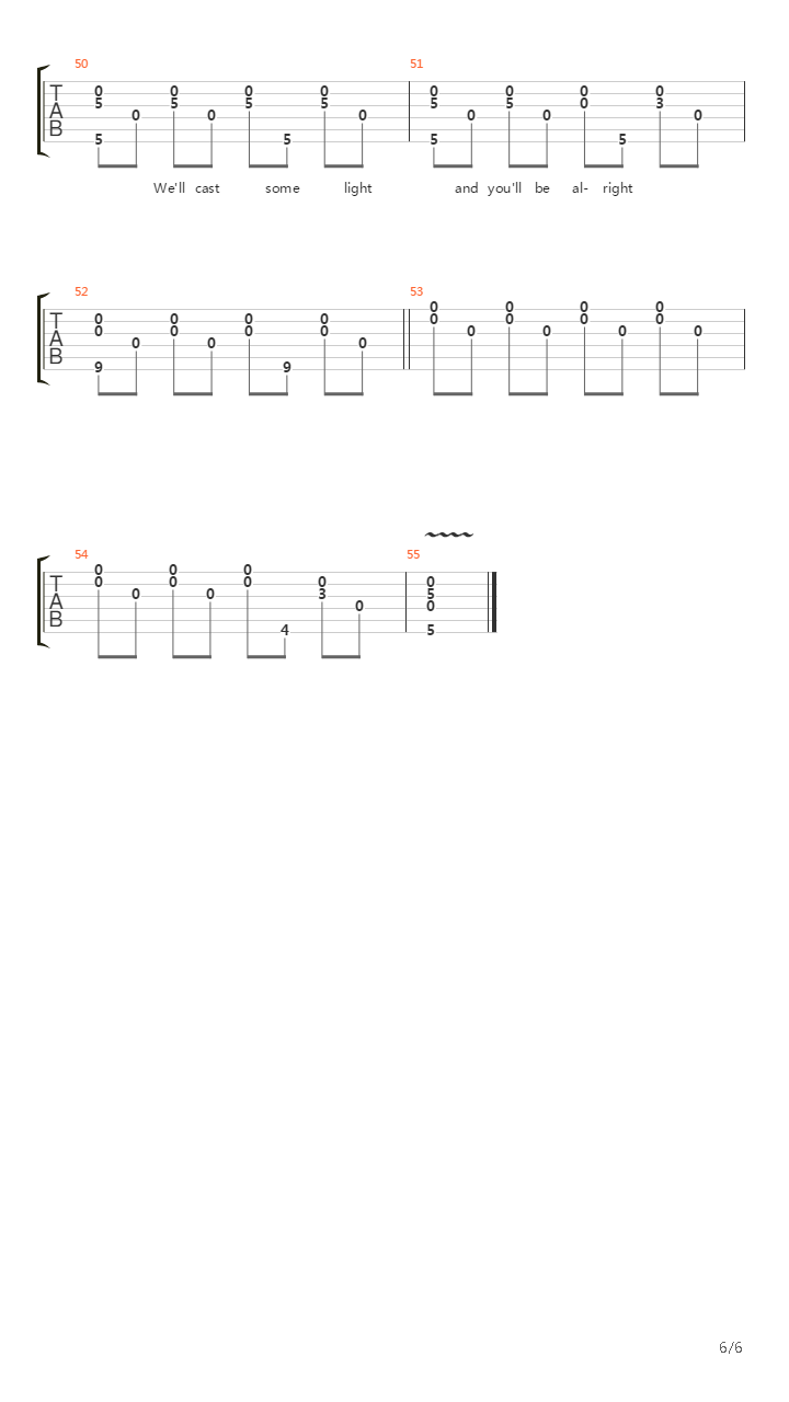 Crosses吉他谱