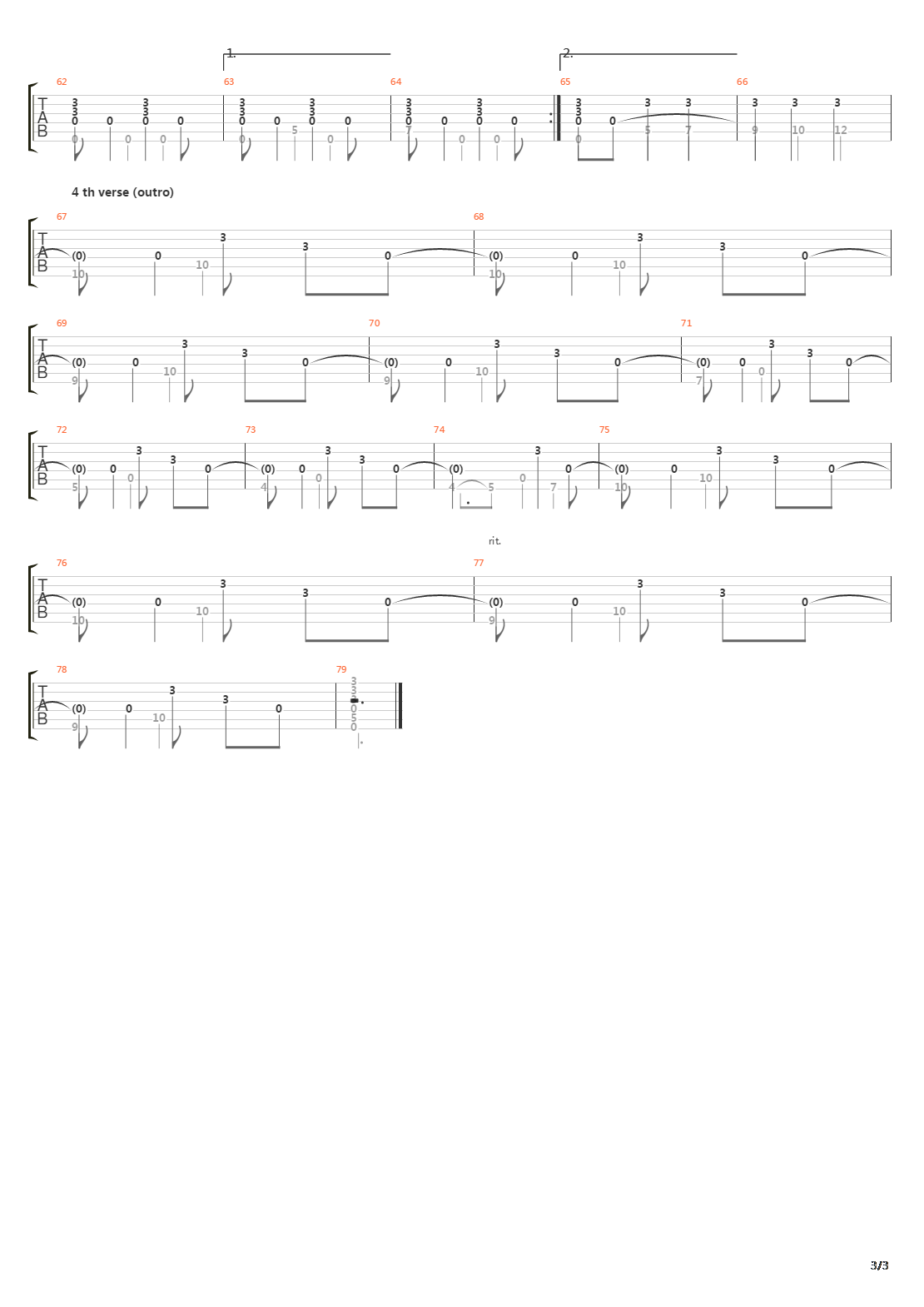 The Nest吉他谱