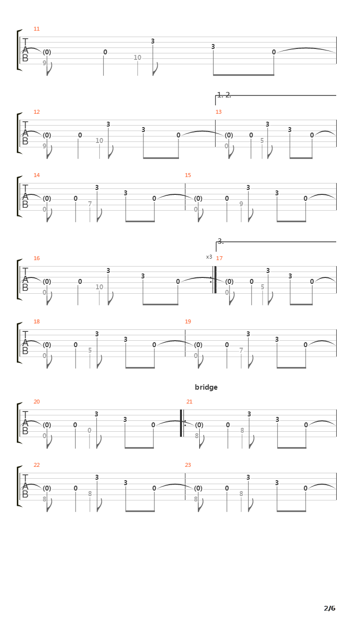 The Nest吉他谱