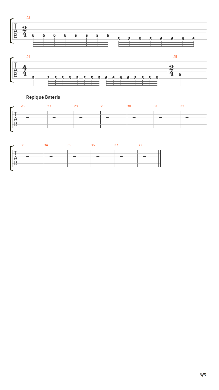 La Noche吉他谱