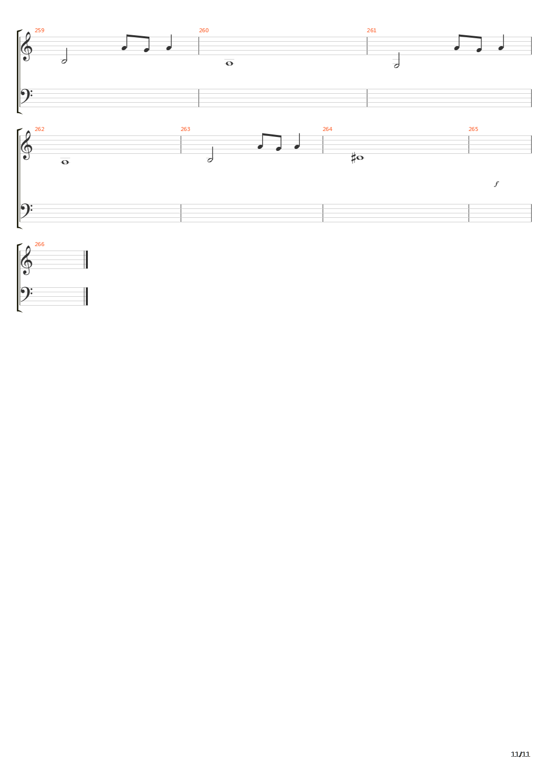 卡农(Canon in D)吉他谱