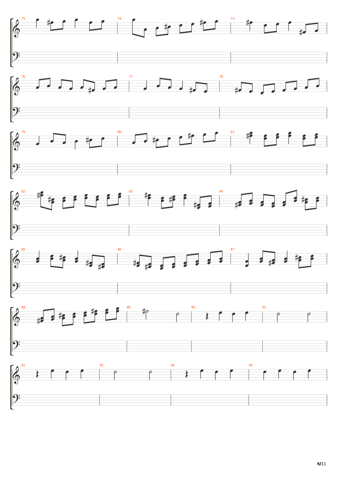 卡农(Canon in D)吉他谱