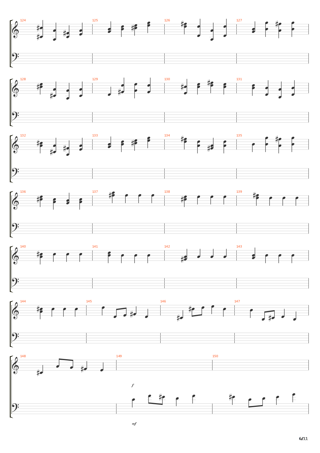 卡农(Canon in D)吉他谱