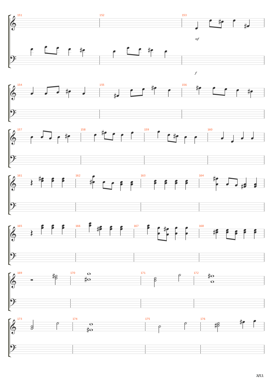 卡农(Canon in D)吉他谱