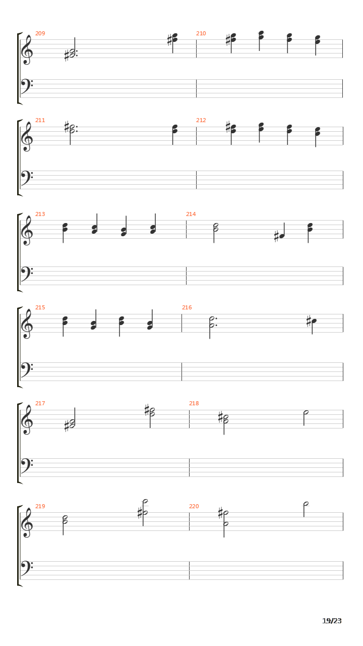 卡农(Canon in D)吉他谱