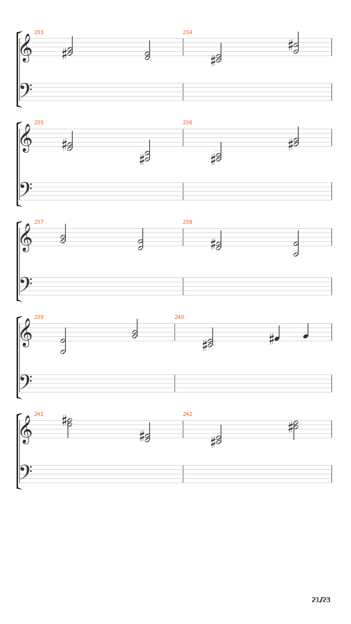 卡农(Canon in D)吉他谱