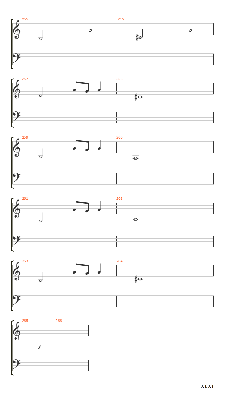 卡农(Canon in D)吉他谱