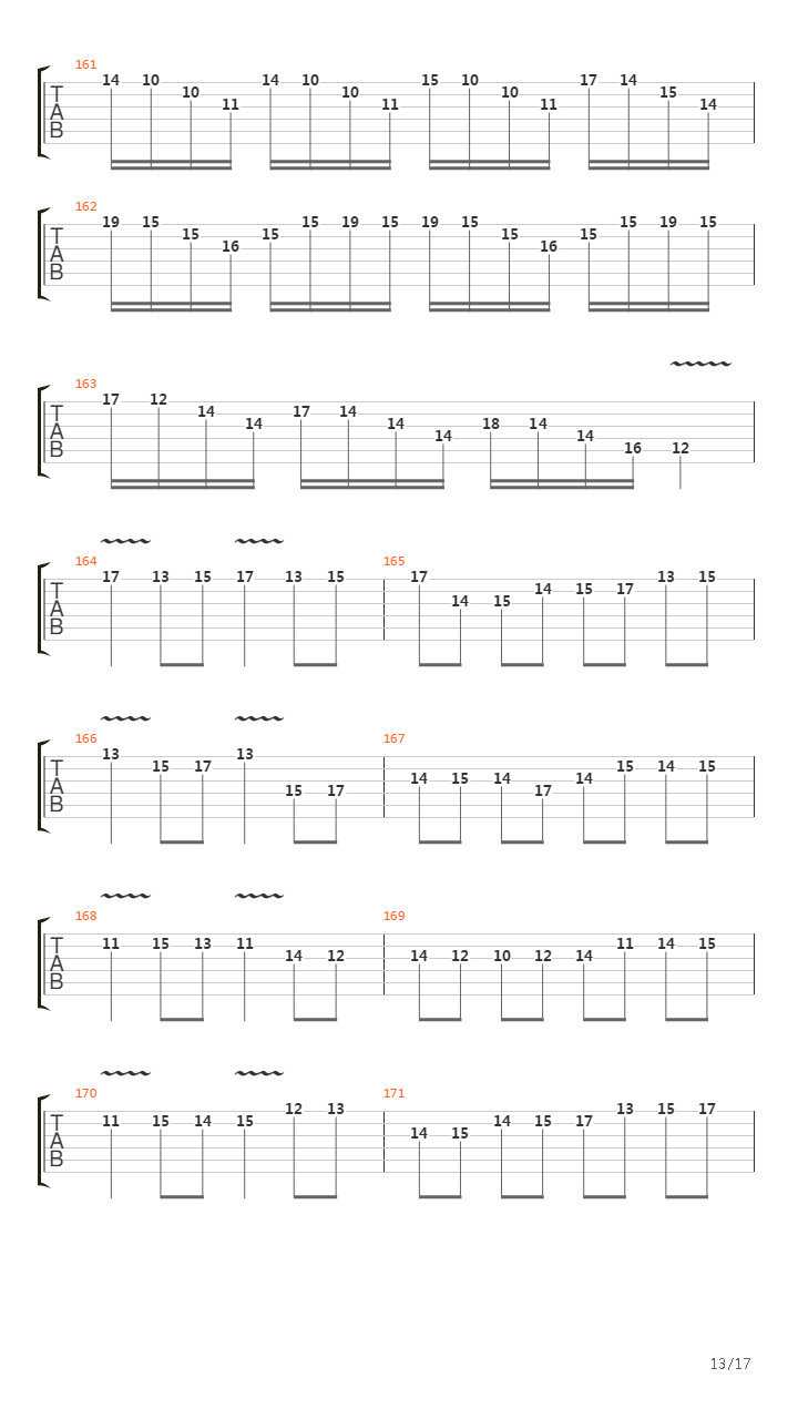 卡农(Canon in D)吉他谱