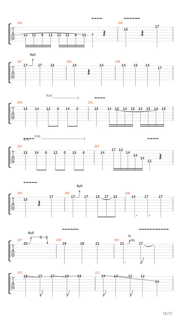 卡农(Canon in D)吉他谱