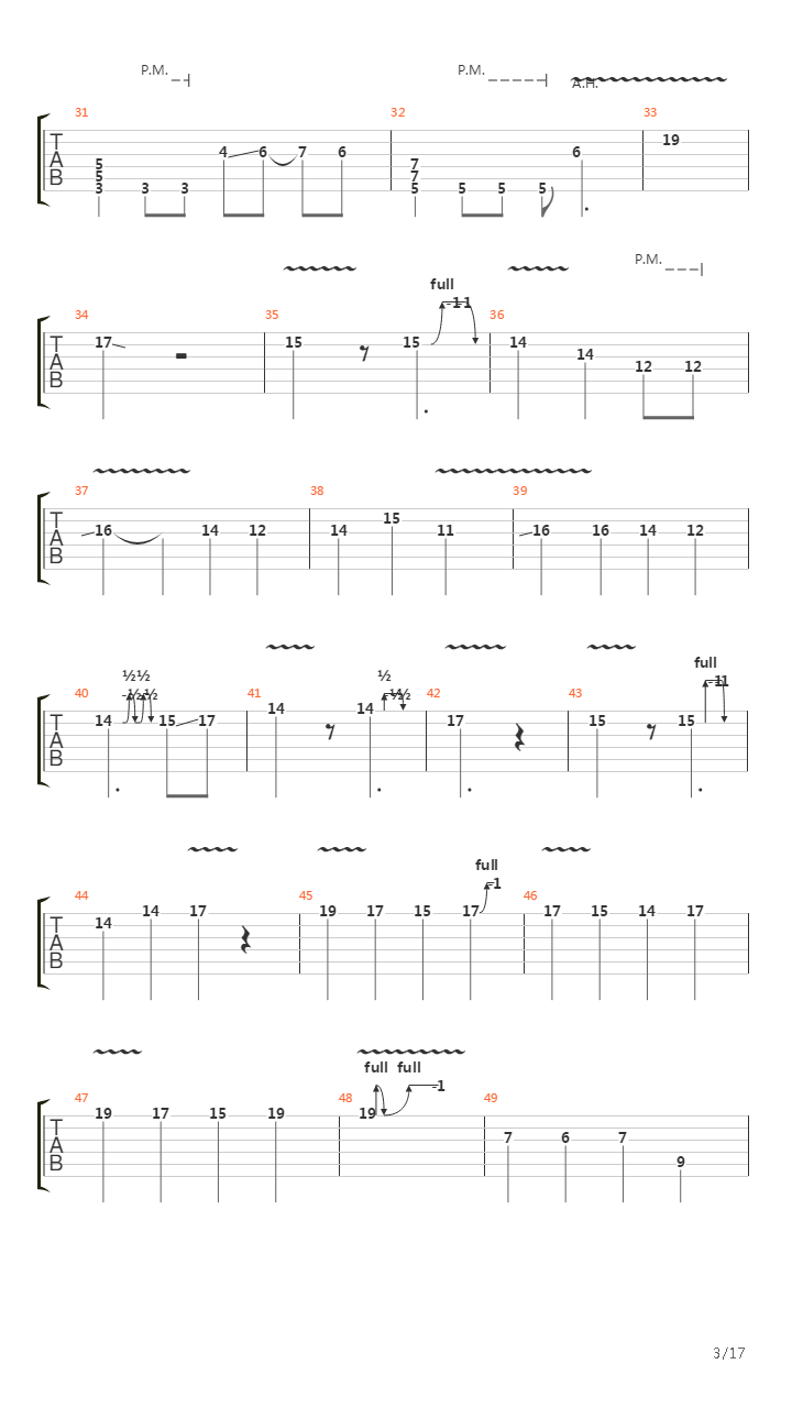 卡农(Canon in D)吉他谱