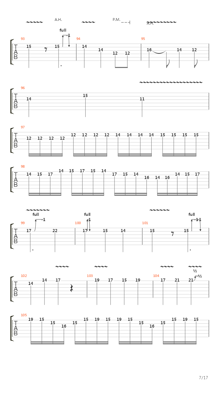 卡农(Canon in D)吉他谱