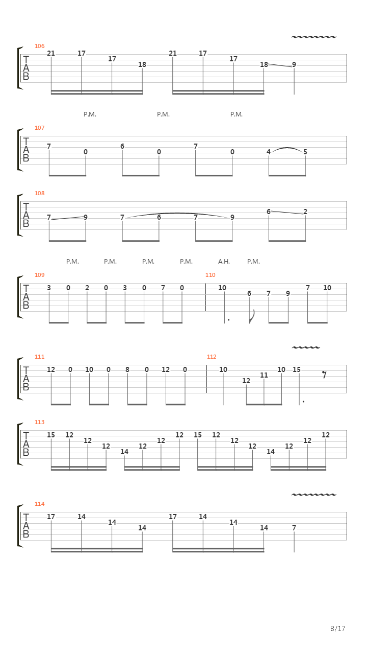 卡农(Canon in D)吉他谱