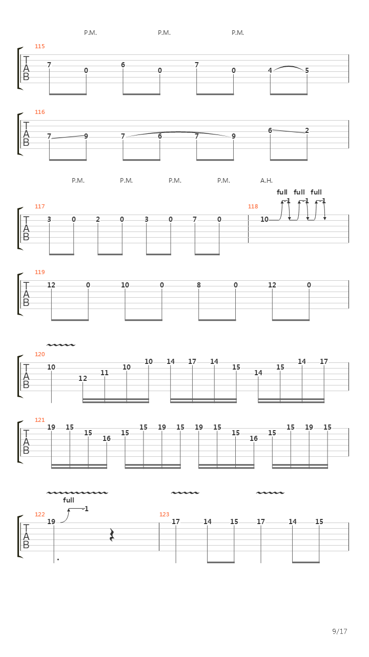 卡农(Canon in D)吉他谱