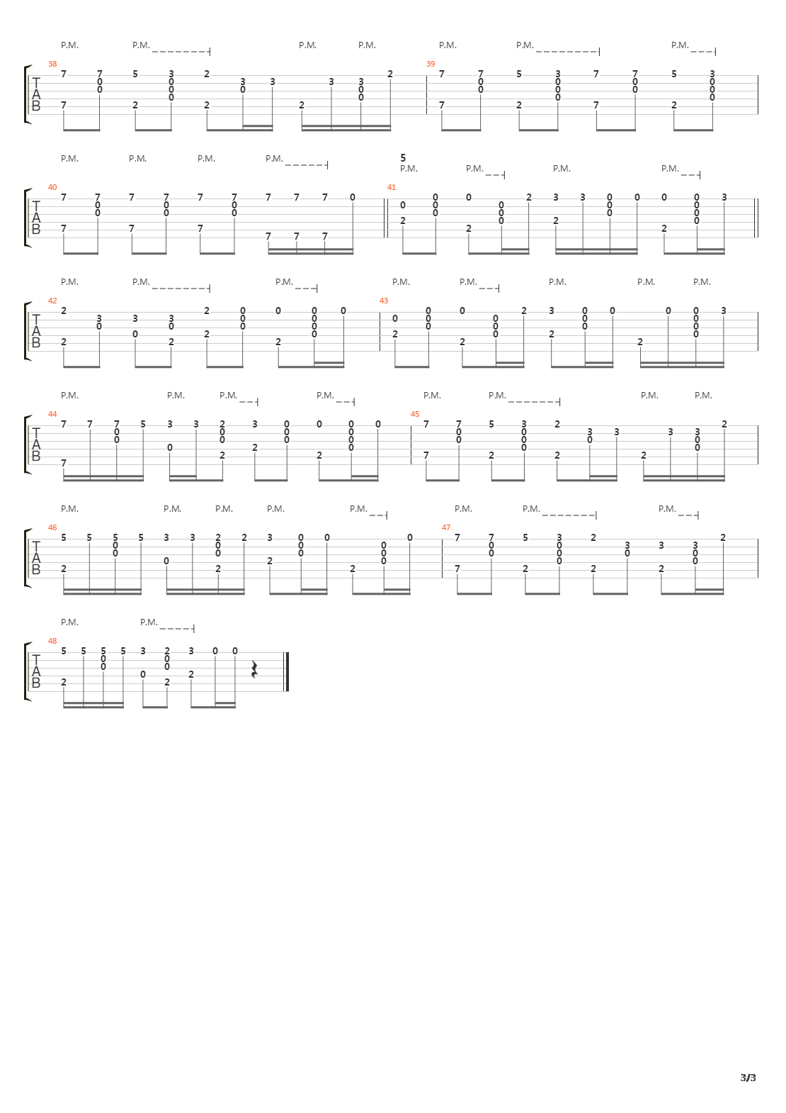 甩葱歌(Eternal-Chain)吉他谱