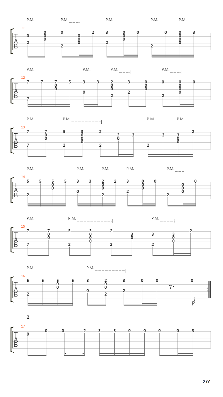 甩葱歌(Eternal-Chain)吉他谱