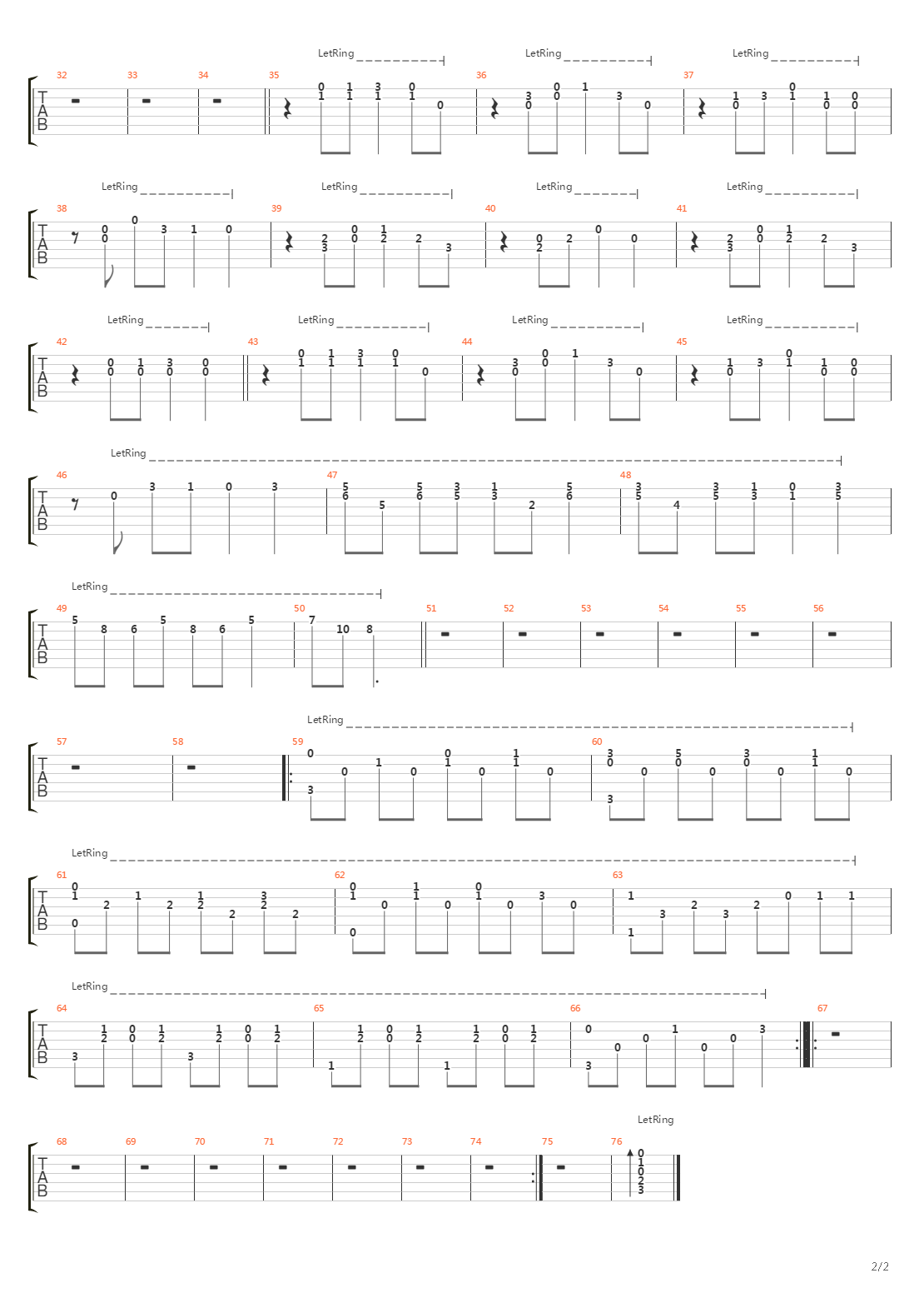 Canon in D(双吉他)吉他谱