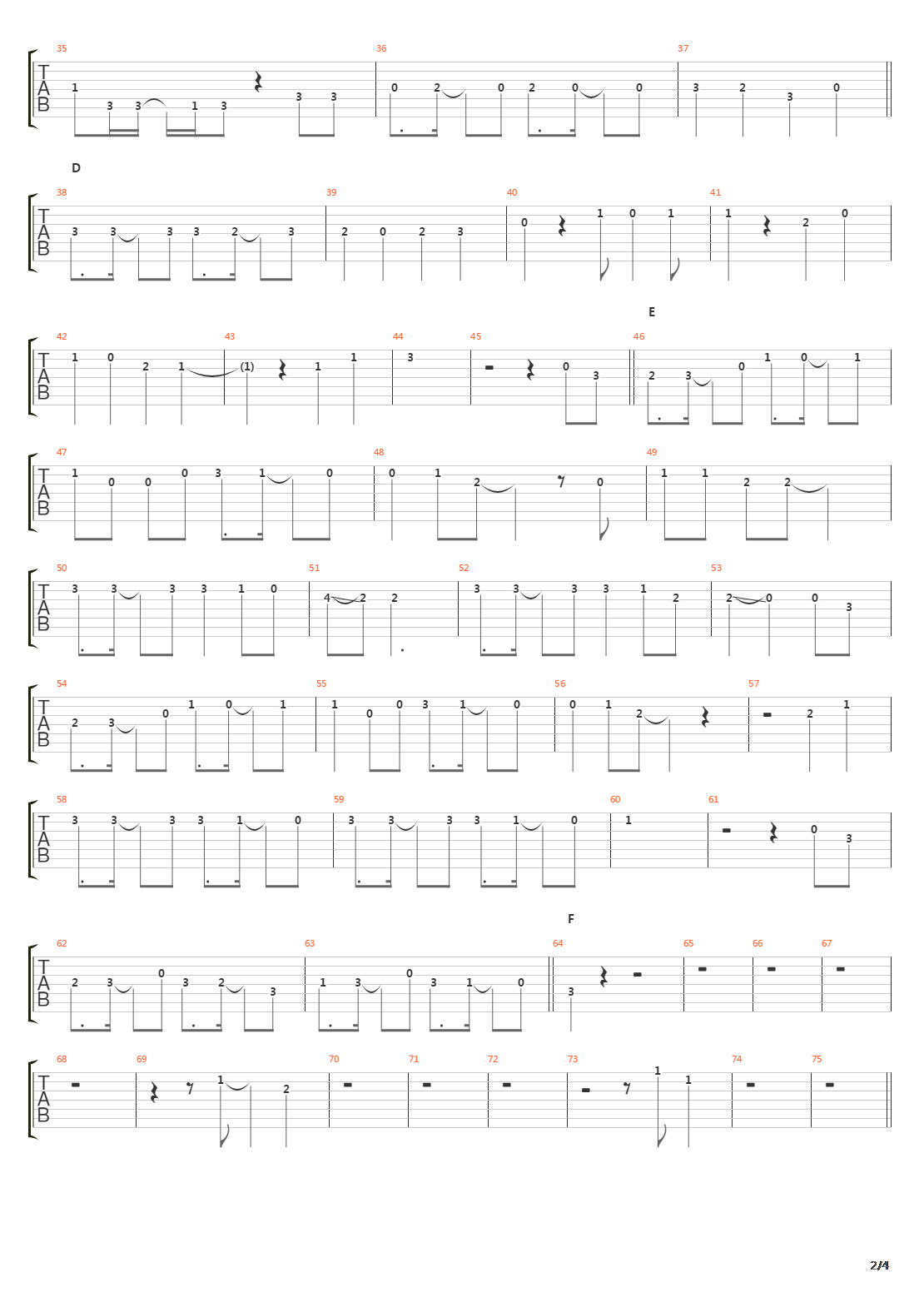 くじら12号(Kujira 12 Go)吉他谱