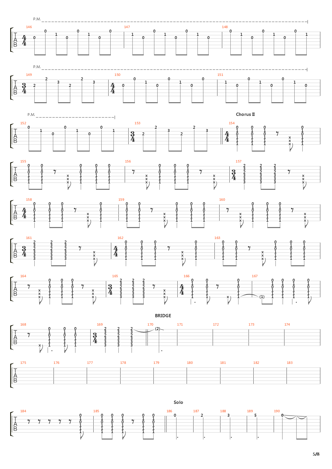 Cote吉他谱