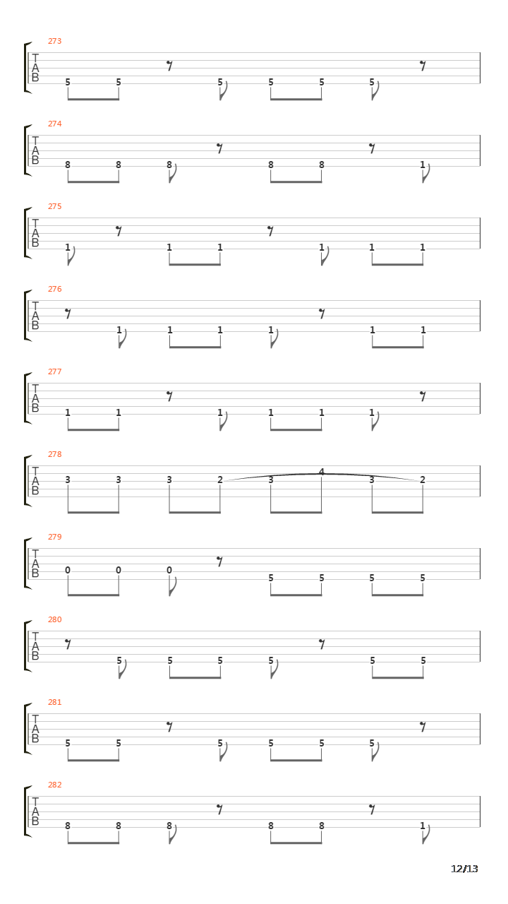 Cote吉他谱