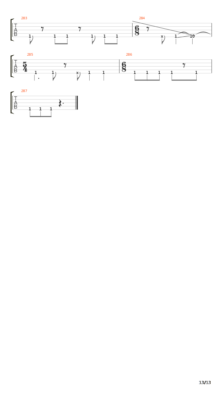 Cote吉他谱