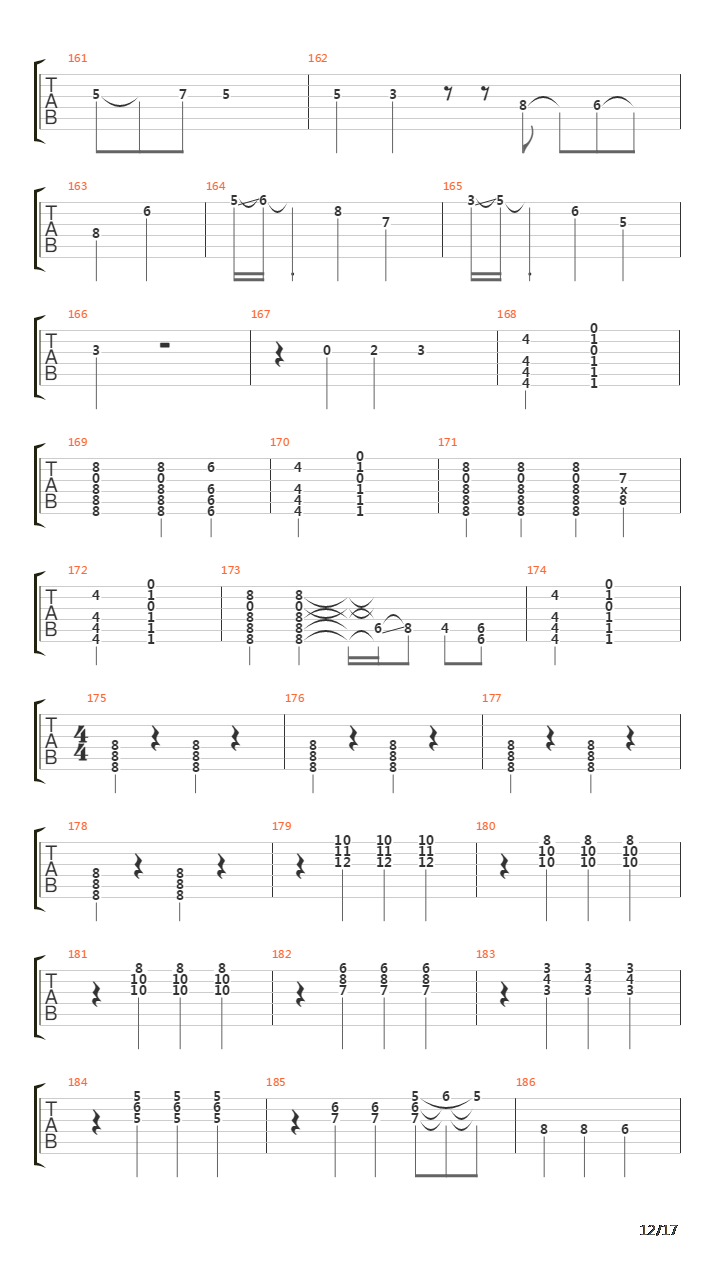 Deadman吉他谱