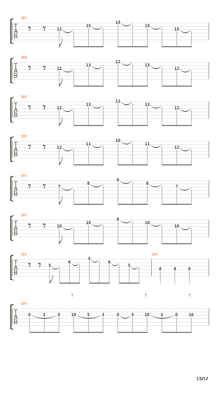 Deadman吉他谱