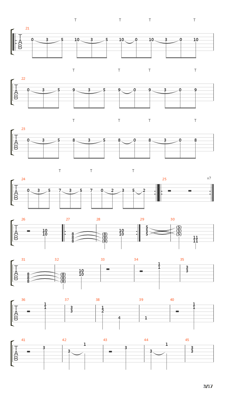 Deadman吉他谱