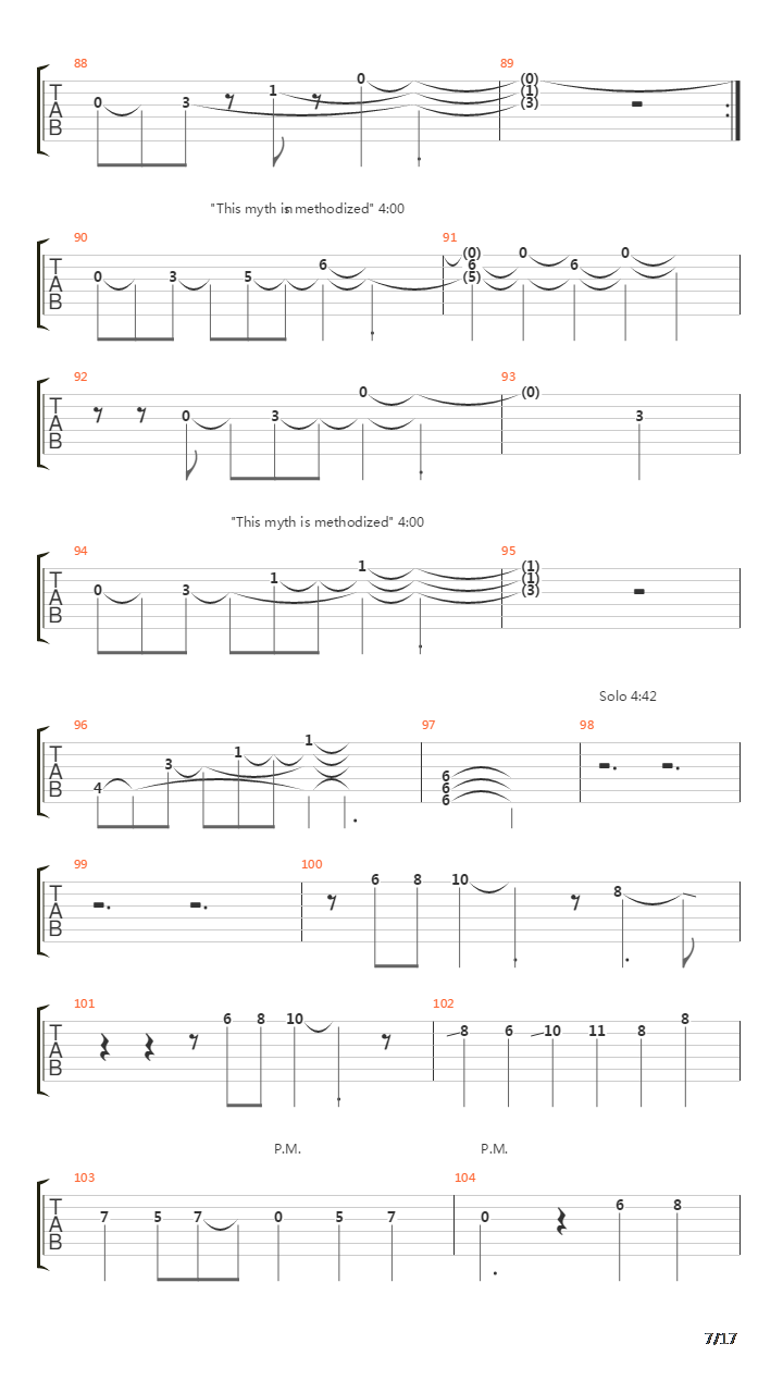 Deadman吉他谱