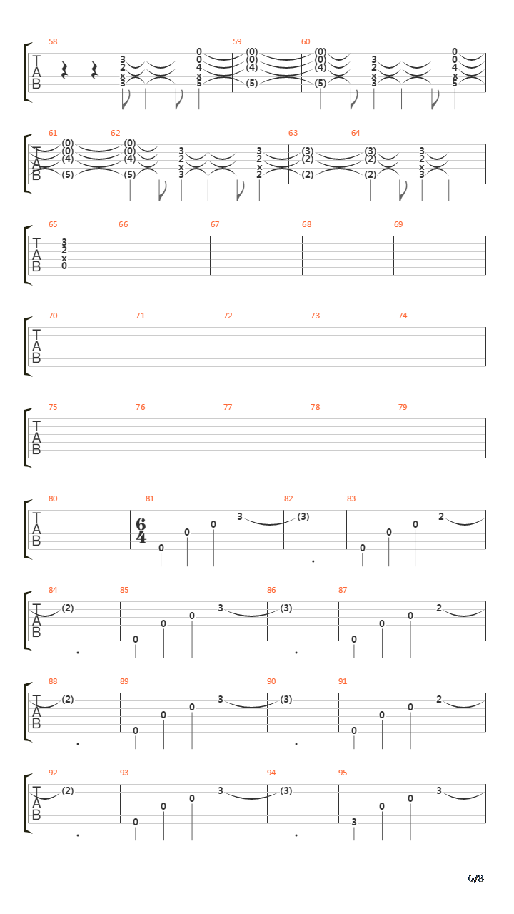 Deadman吉他谱