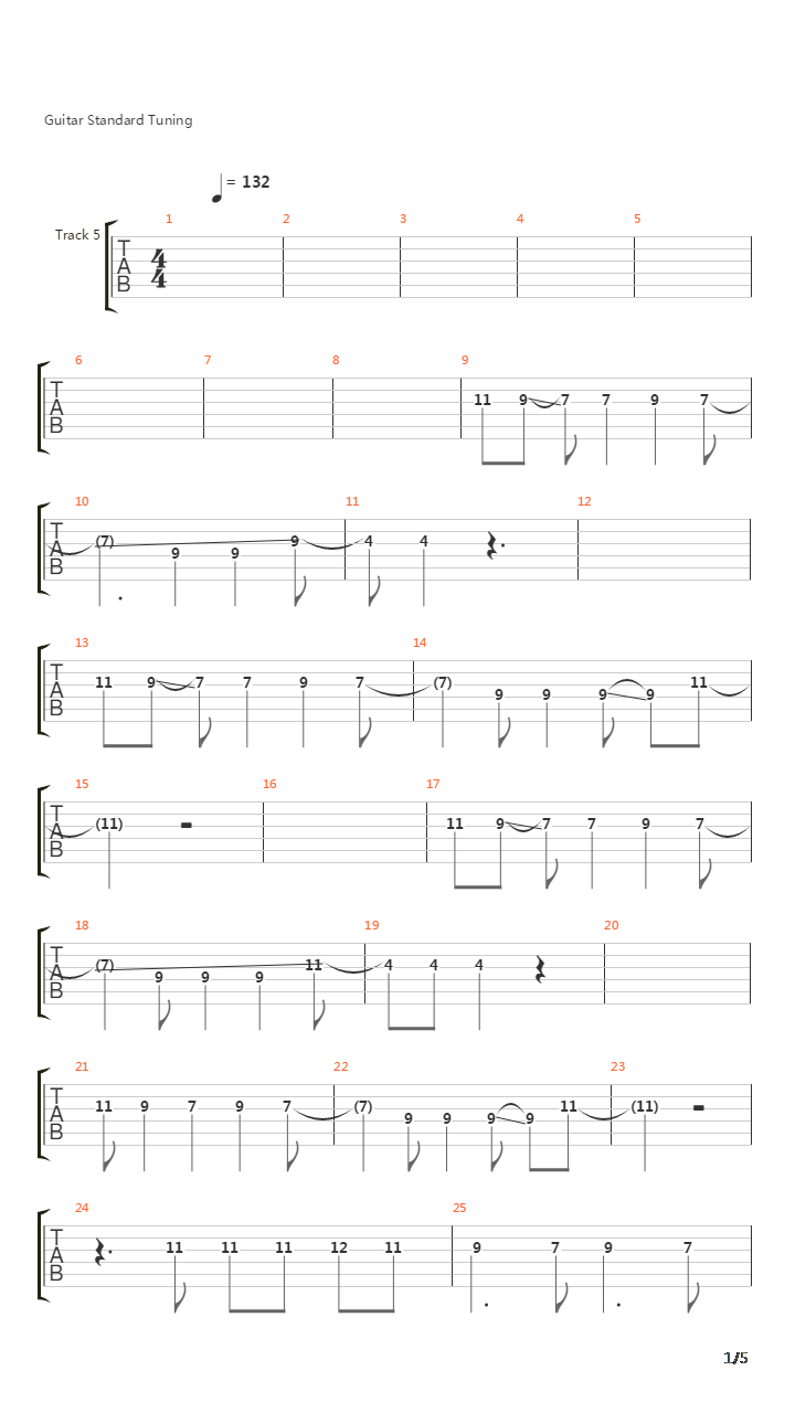 Eidolon吉他谱