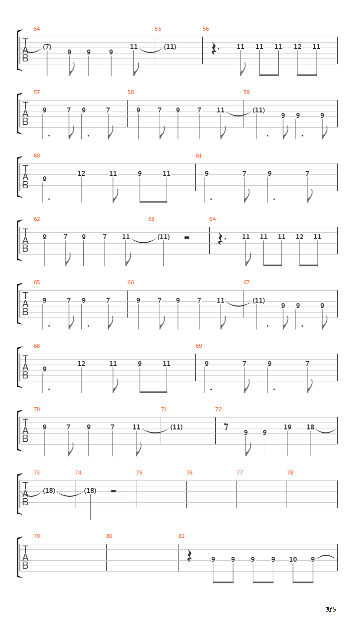 Eidolon吉他谱