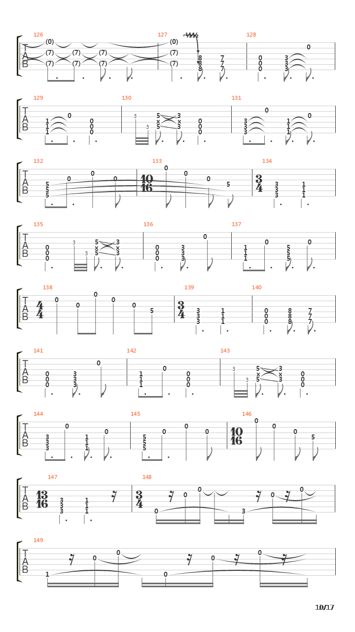 The Caudal Lure吉他谱