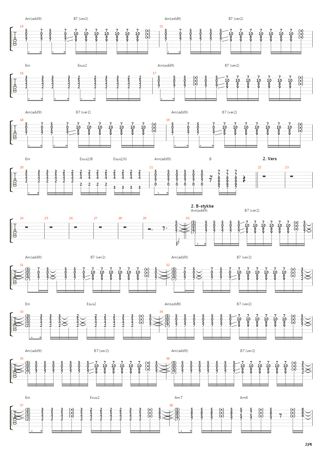 Travelogue吉他谱