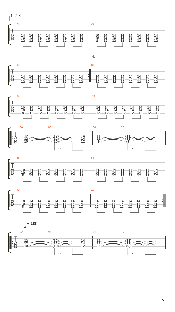 El Rodeo吉他谱