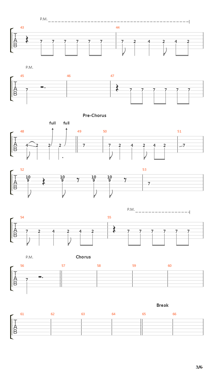 Masses Are Asses吉他谱