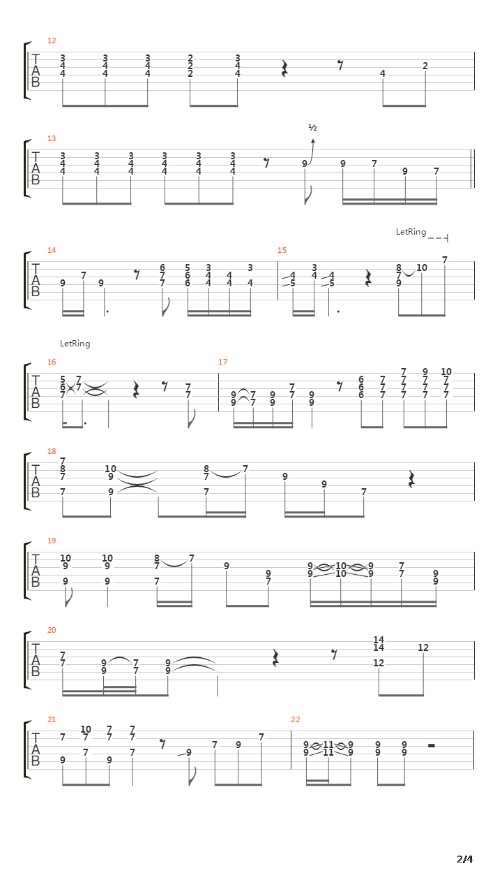 Minor Blues - Key Of B吉他谱