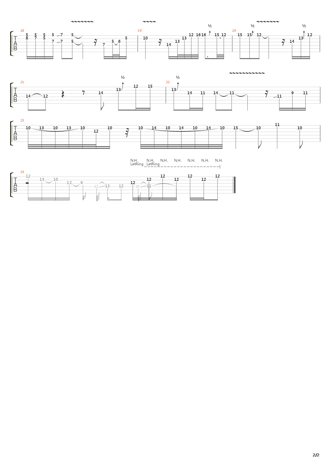 Space吉他谱