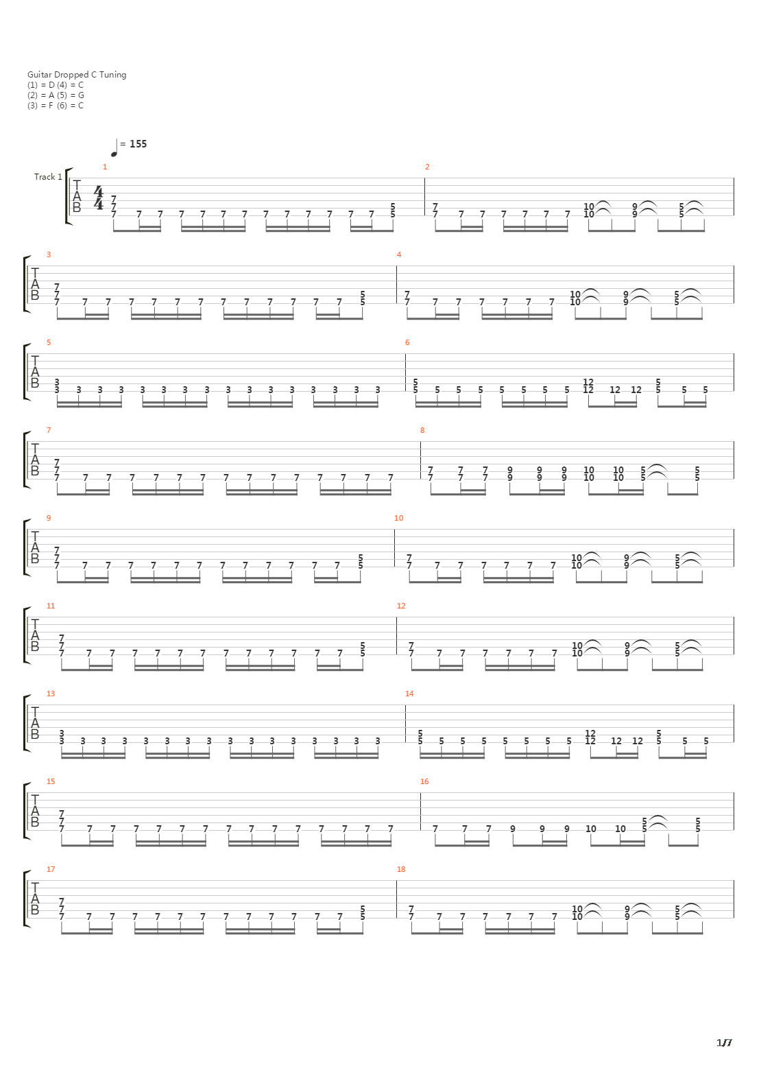 Bridge To Cross吉他谱