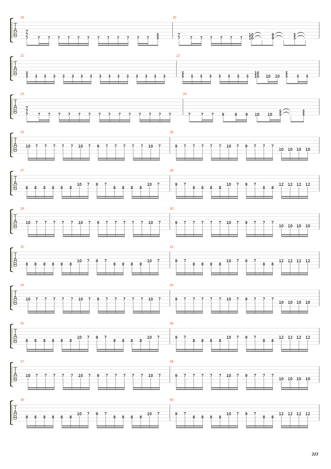 Bridge To Cross吉他谱