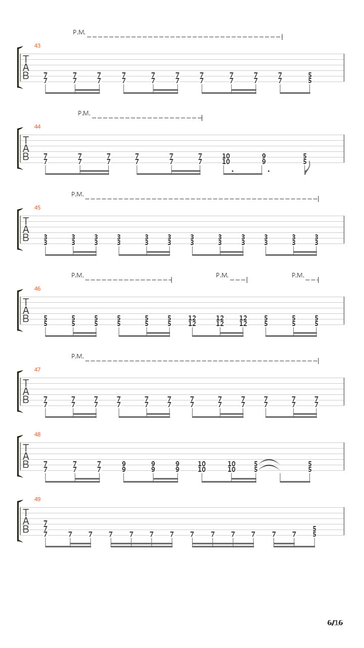 Bridge To Cross吉他谱