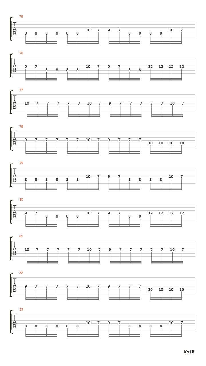 Bridge To Cross吉他谱