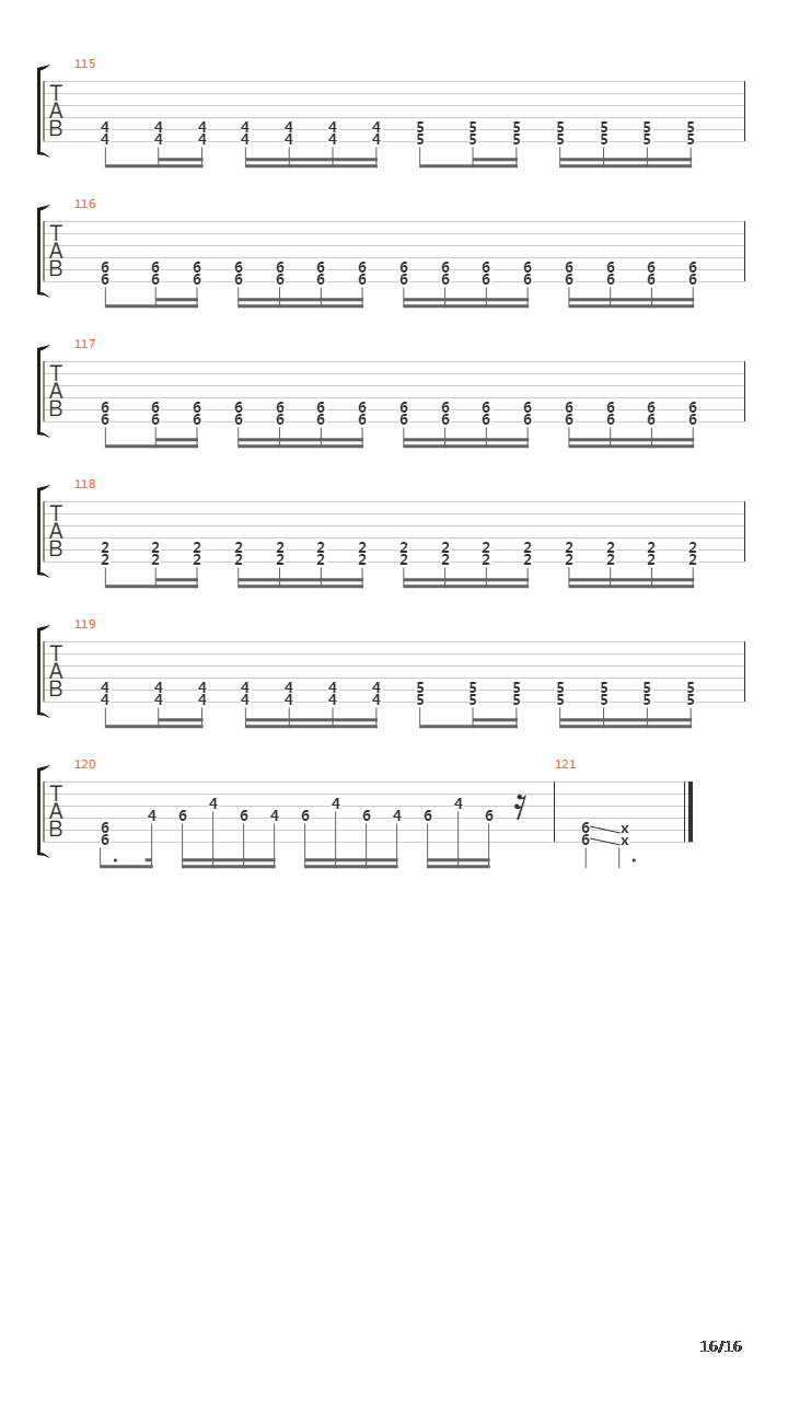 City Of The Snares吉他谱