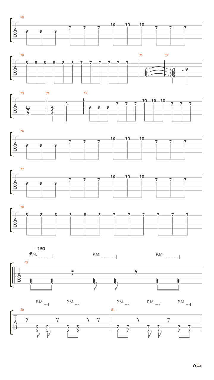 Sierra吉他谱