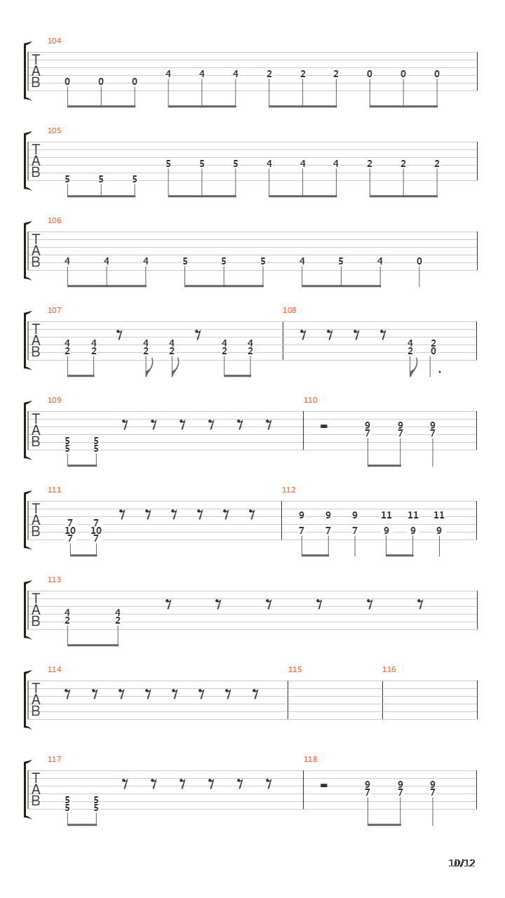 Sierra吉他谱